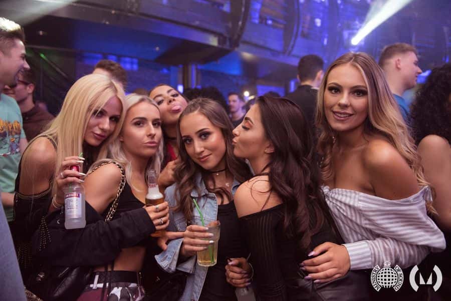 900px A group of hot girls having fun at Ministry of Sound London fs8
